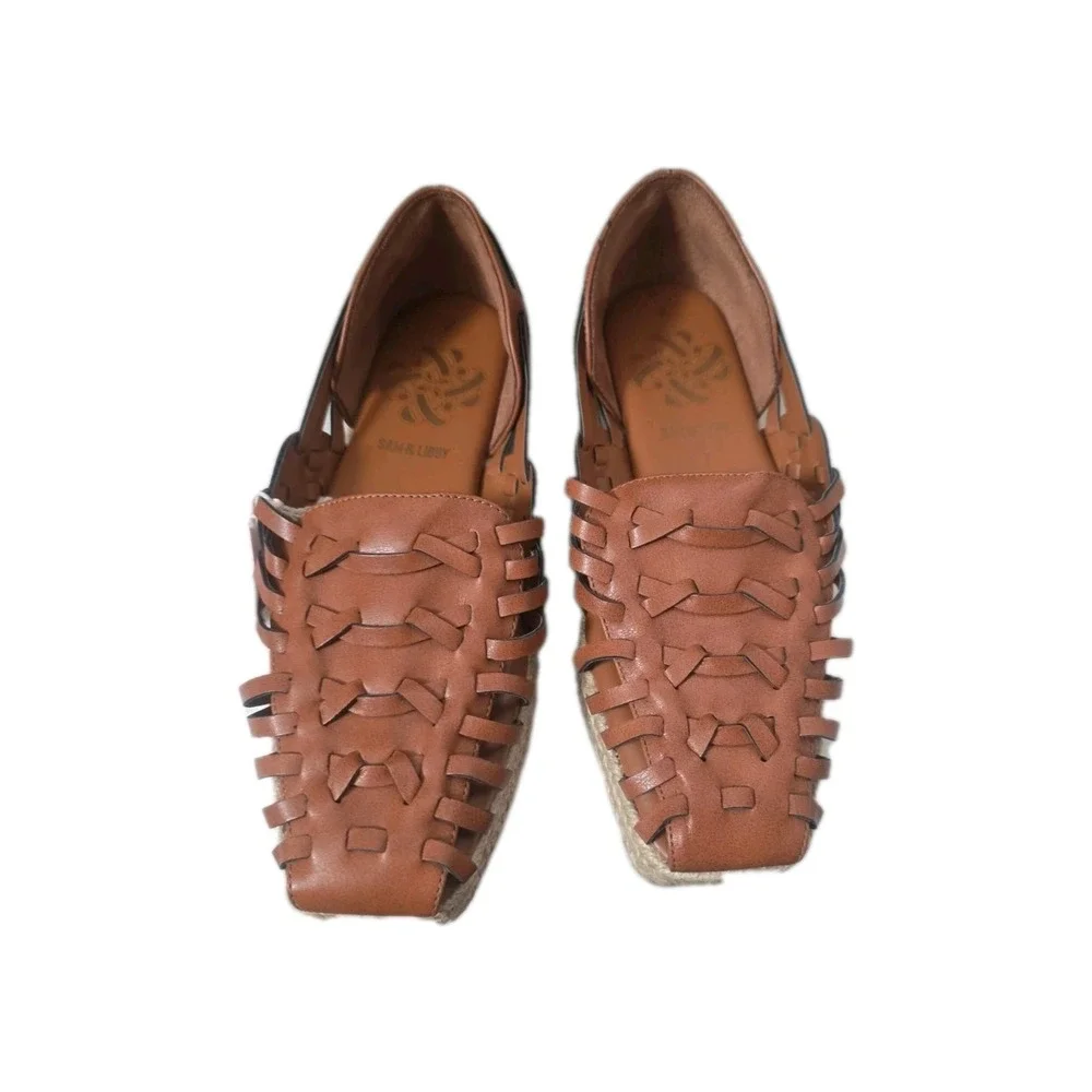 Sam & Libby Huarache Espadrilles NWT Flats Sz 7